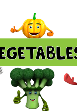 16 Vegetables Name for Kids