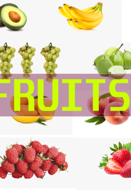 15 Fruits Name / Learn Fruits Name in English