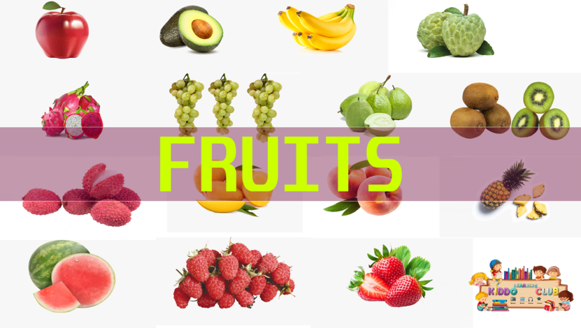 15 Fruits Name / Learn Fruits Name in English